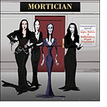 Morticias from various incarnations of The Addams Family