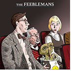 Spoof of the film The Fabelmans retitled The Feeblemans with father Burt (Paul Dano) and mother Mitzi (Michelle Williams) sitting in a movie theater on either side their child who has director Steven Spielberg's head and is holding a big box of popcorn with ET in it picking his nose with his glowing finger.